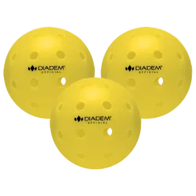 Power 3 Pack Pickleball Balls Yellow