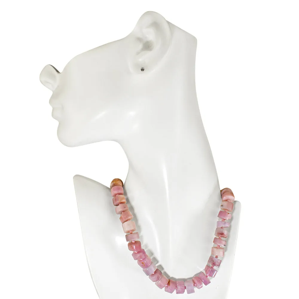 Precious Kunzite Gem Stone Necklace(.925 Sterling Silver/Kunzite)