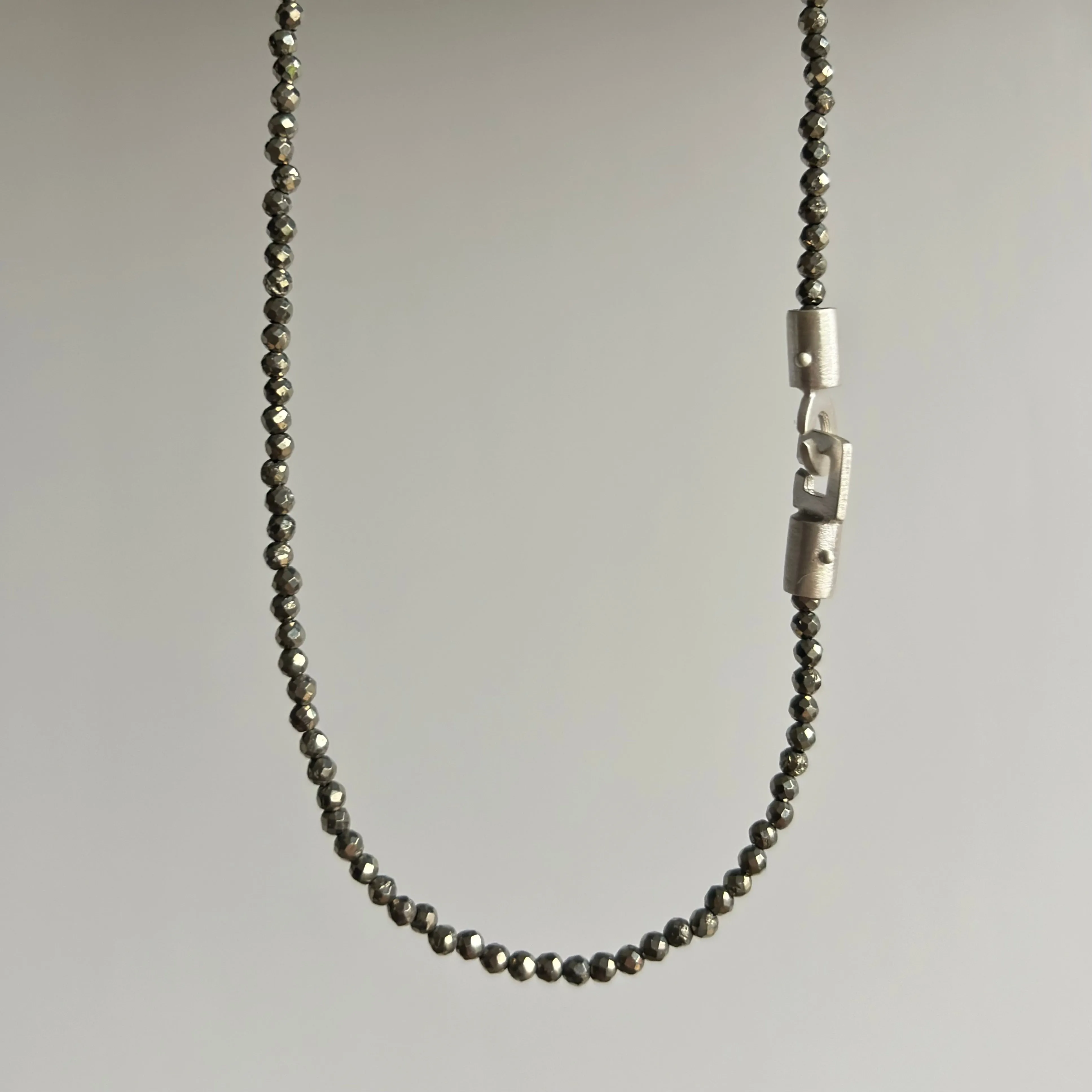 Pyrite Beaded Stone Strand
