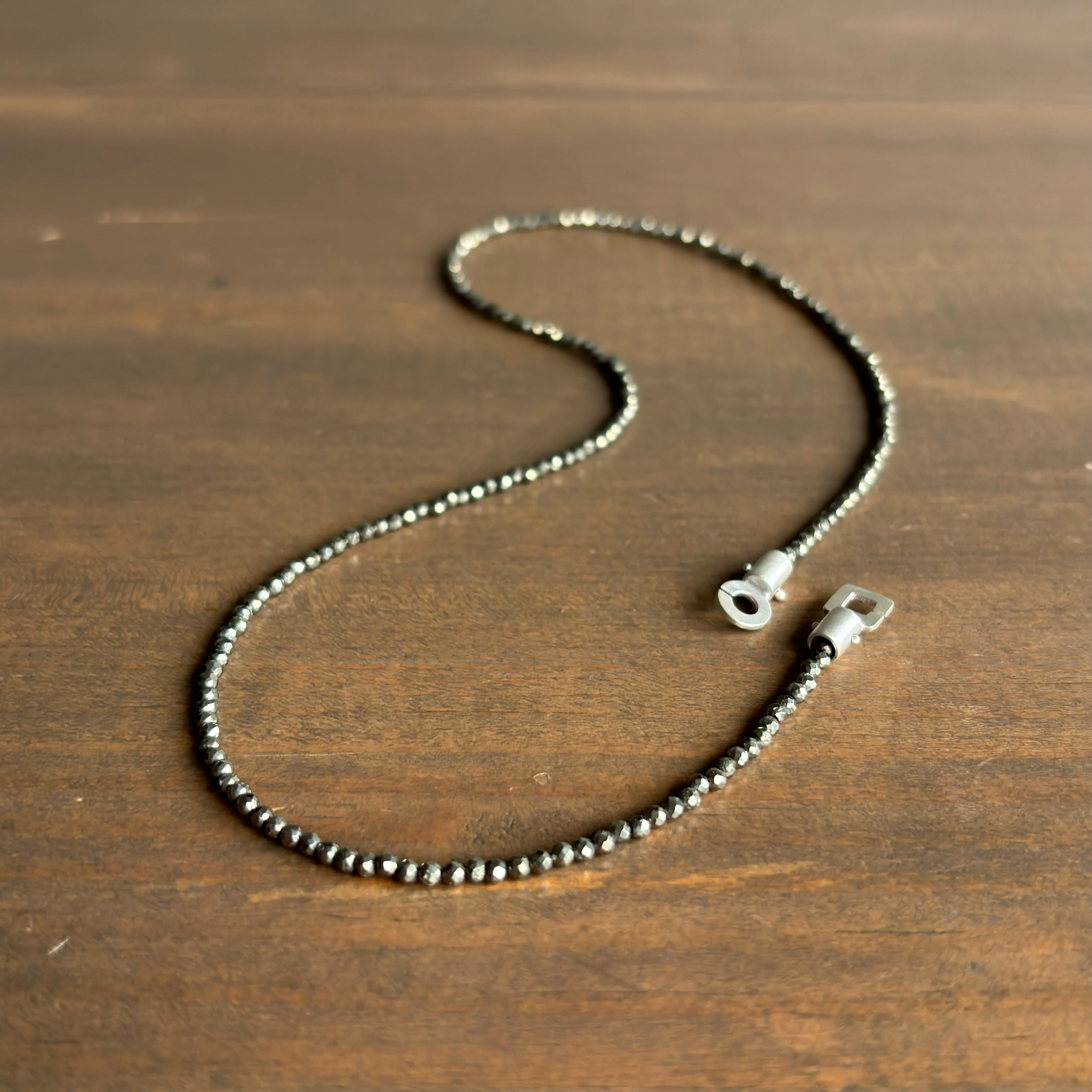 Pyrite Beaded Stone Strand