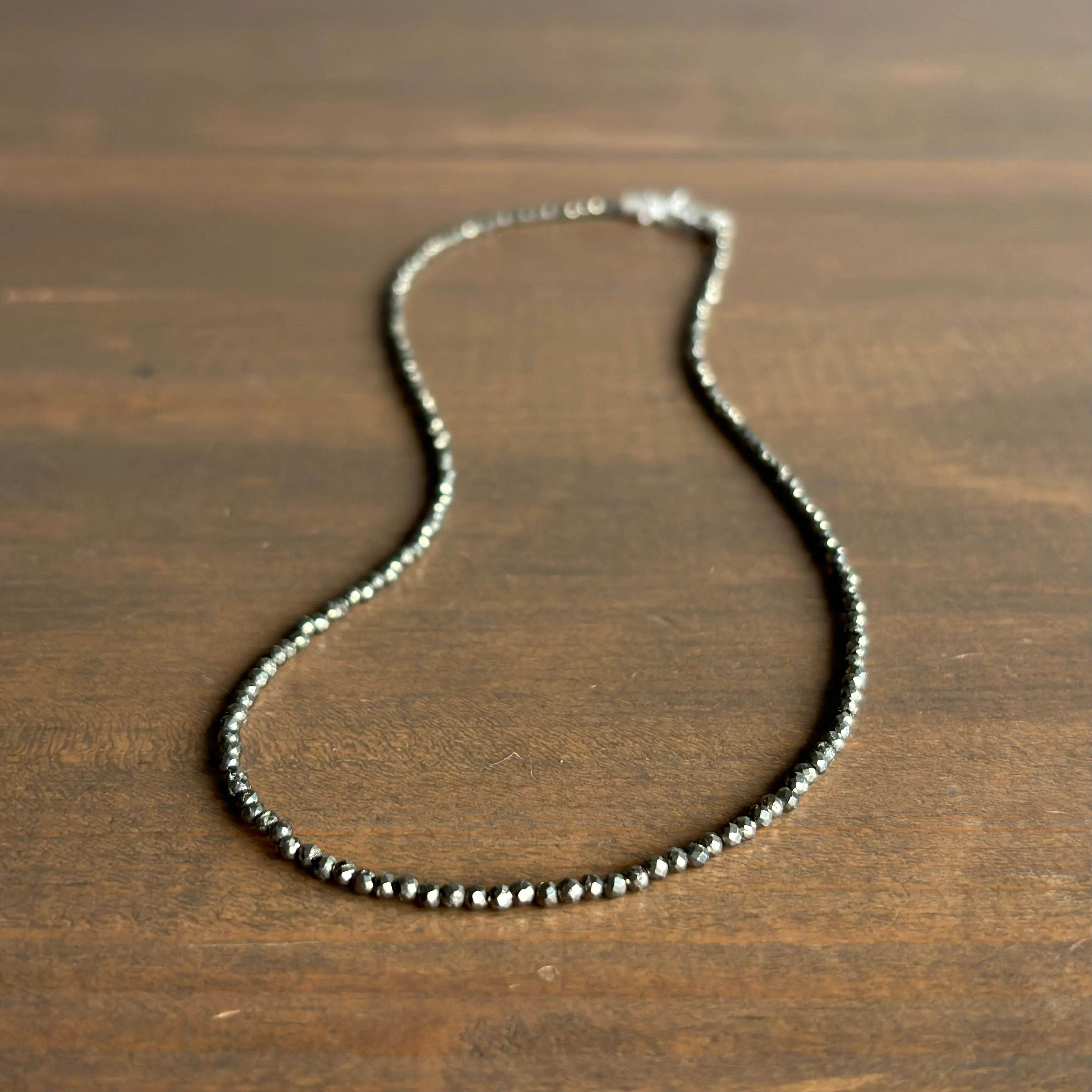 Pyrite Beaded Stone Strand
