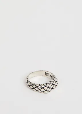 Quilted Signet Ring