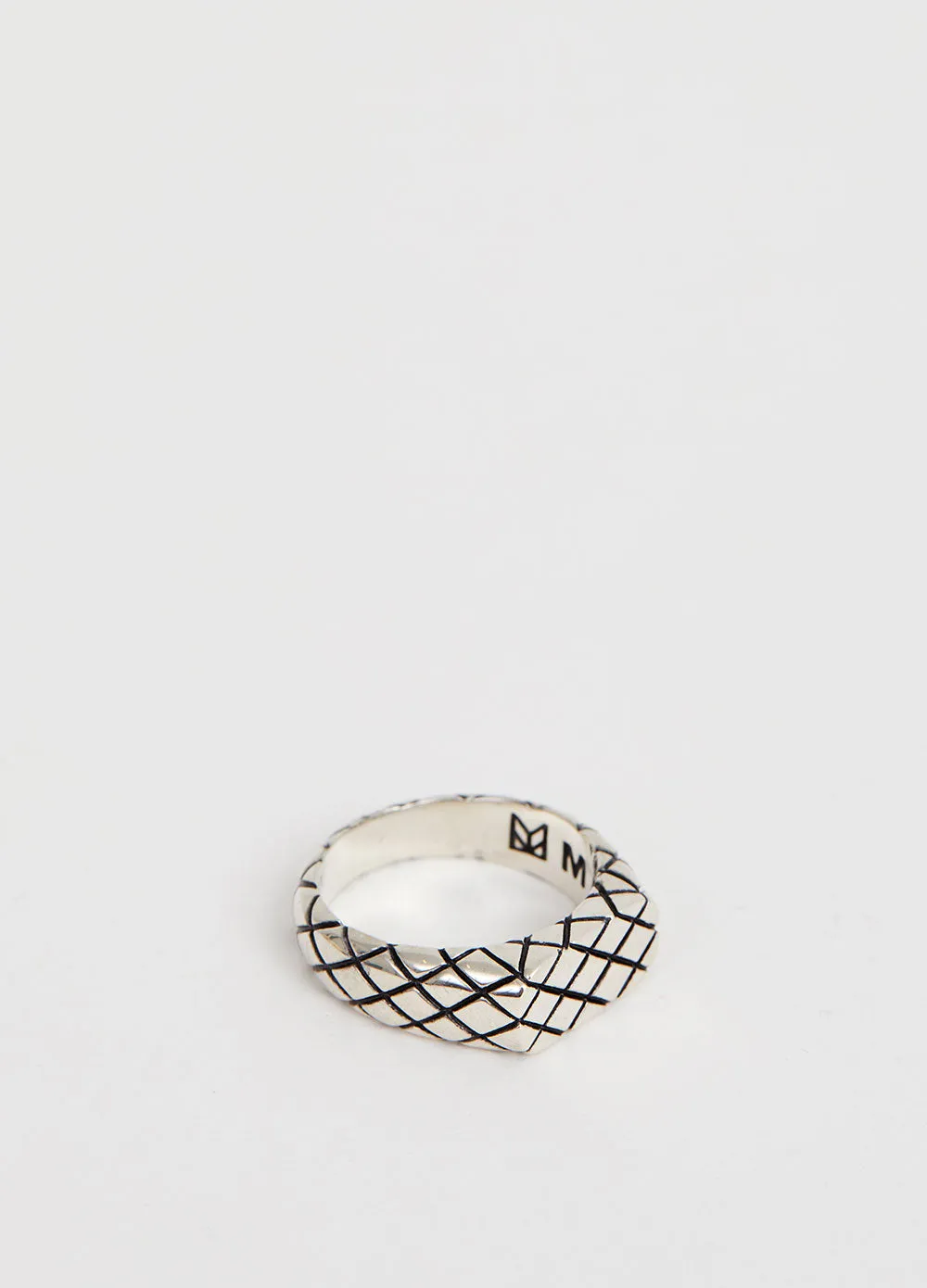 Quilted Signet Ring