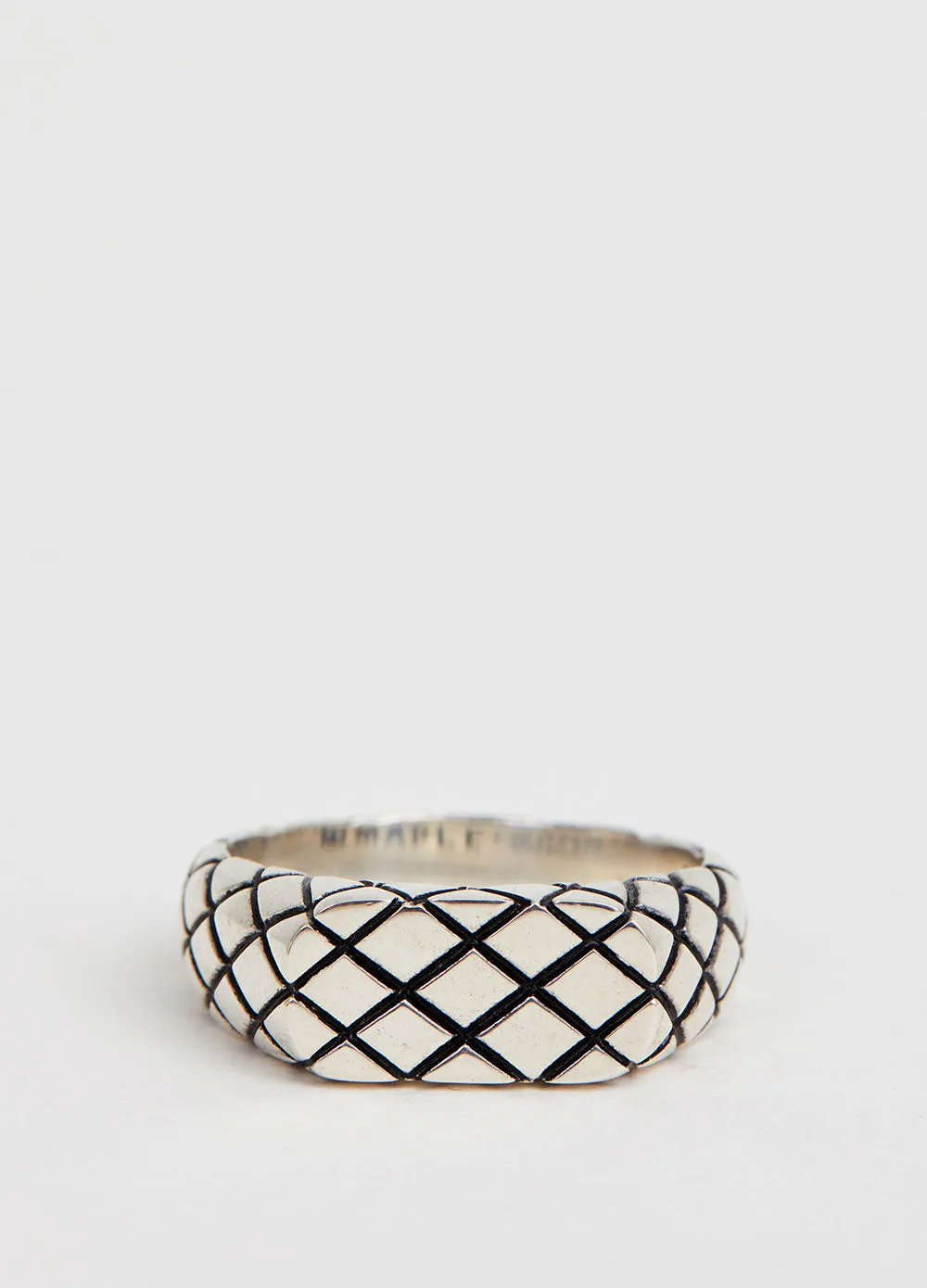 Quilted Signet Ring