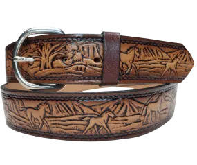 "Stallion" Leather Belt "Quick Ship"