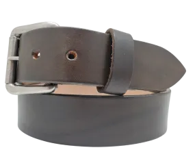 "The Office" Dark Brown Casual Leather Belt