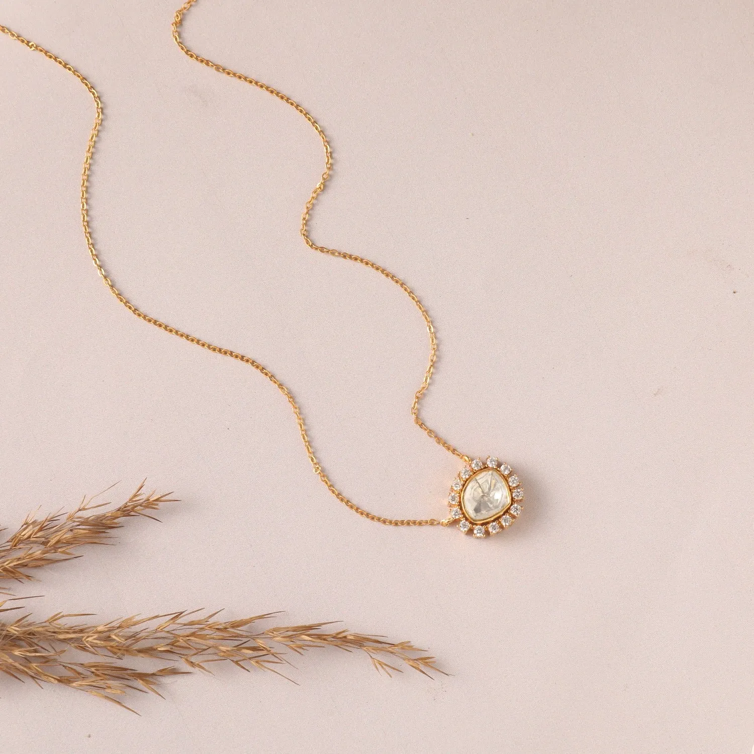 Radiant Starlight Moissanite Silver Pendant Necklace