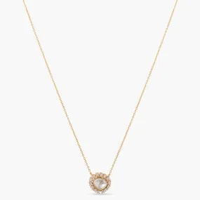 Radiant Starlight Moissanite Silver Pendant Necklace