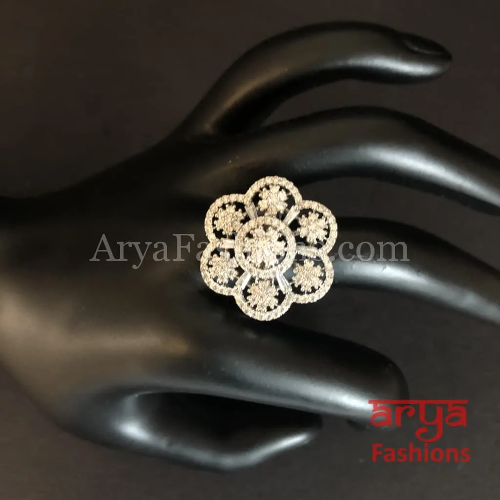 Rani Cubic Zirconia Cocktail Ring