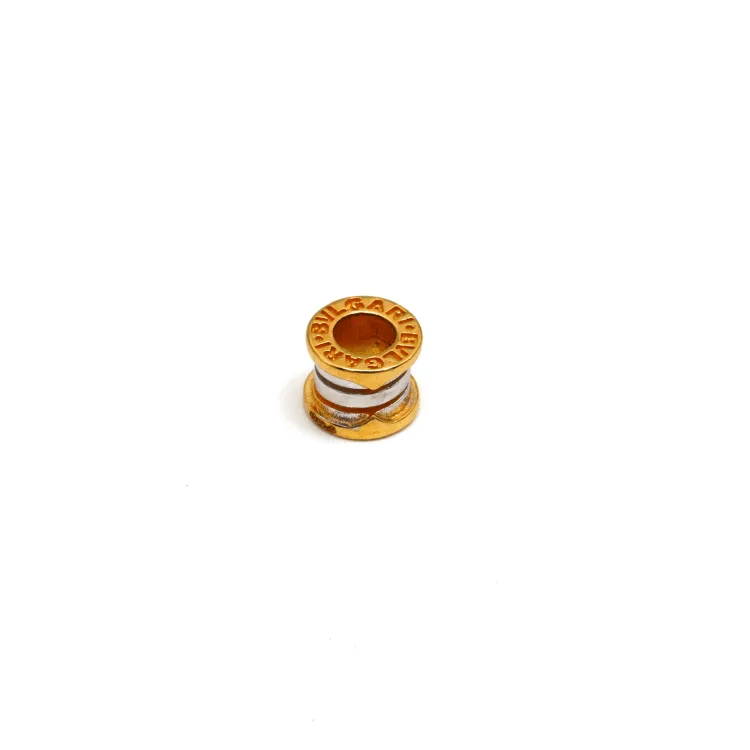Real Gold GZBV 2 Color Small Round Roller Pendant 0159-YM A P 1868