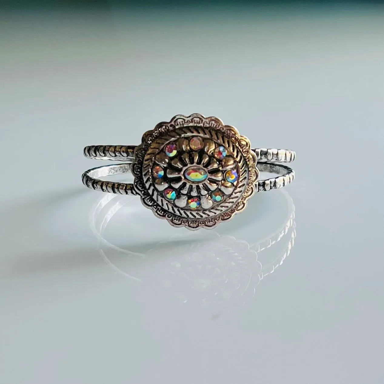 Rhinestone Cowgirl Cuff Bracelet