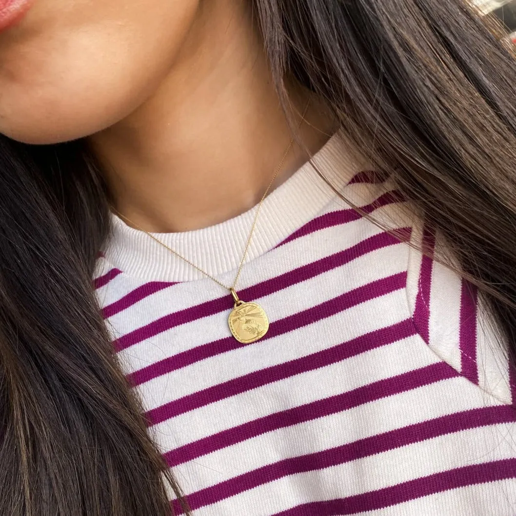 Ricordo Della Cresima Gold Pendant