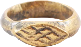 ROMAN RING, 2ND-5TH CENTURY AD, SIZE 5