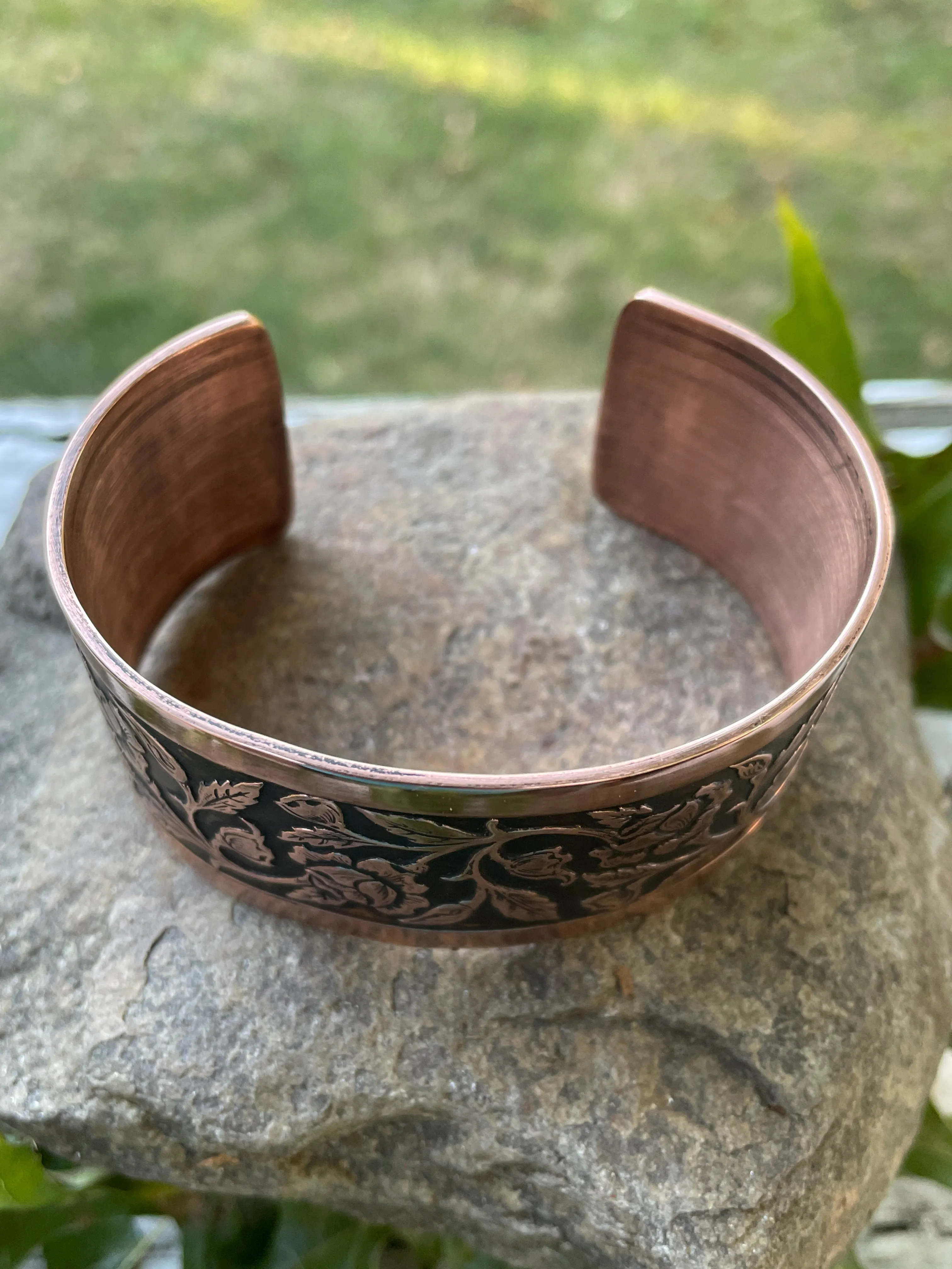 Rose Copper Cuff