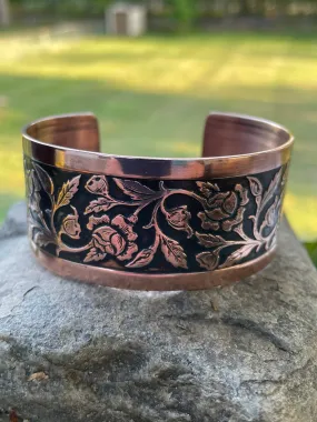 Rose Copper Cuff