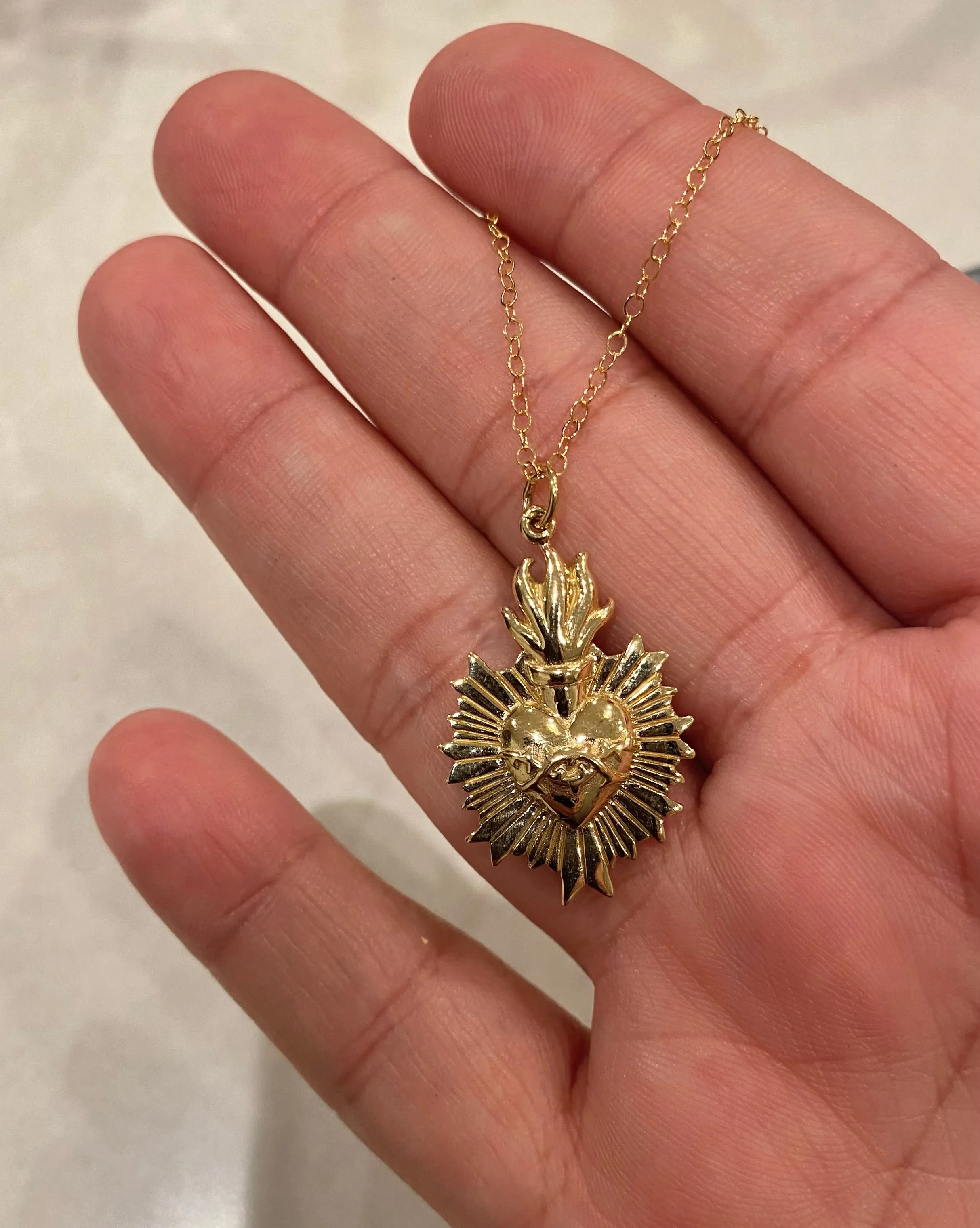 Sacred Heart of Jesus Necklace