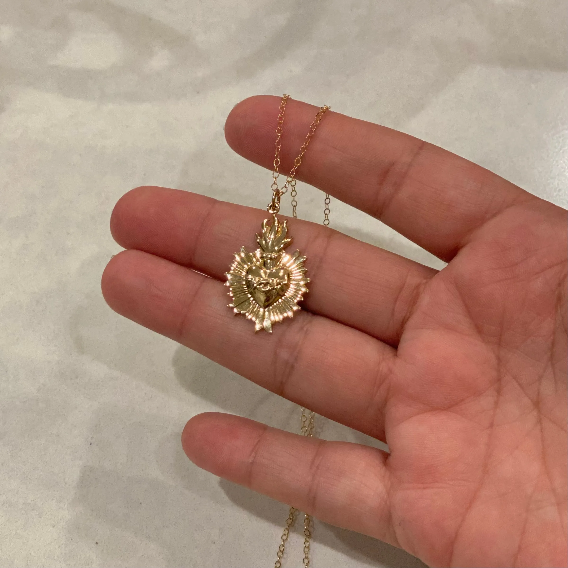 Sacred Heart of Jesus Necklace
