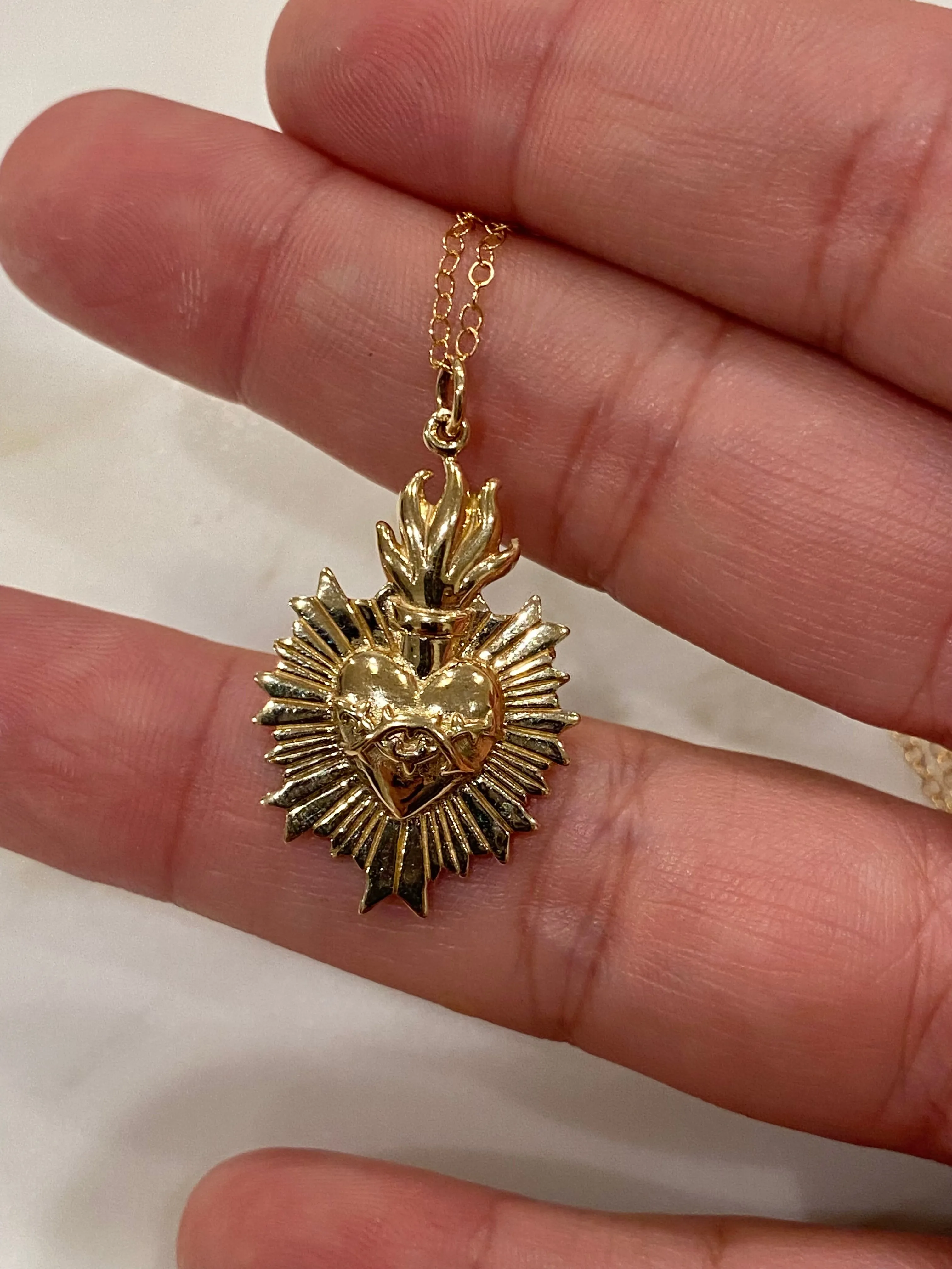 Sacred Heart of Jesus Necklace