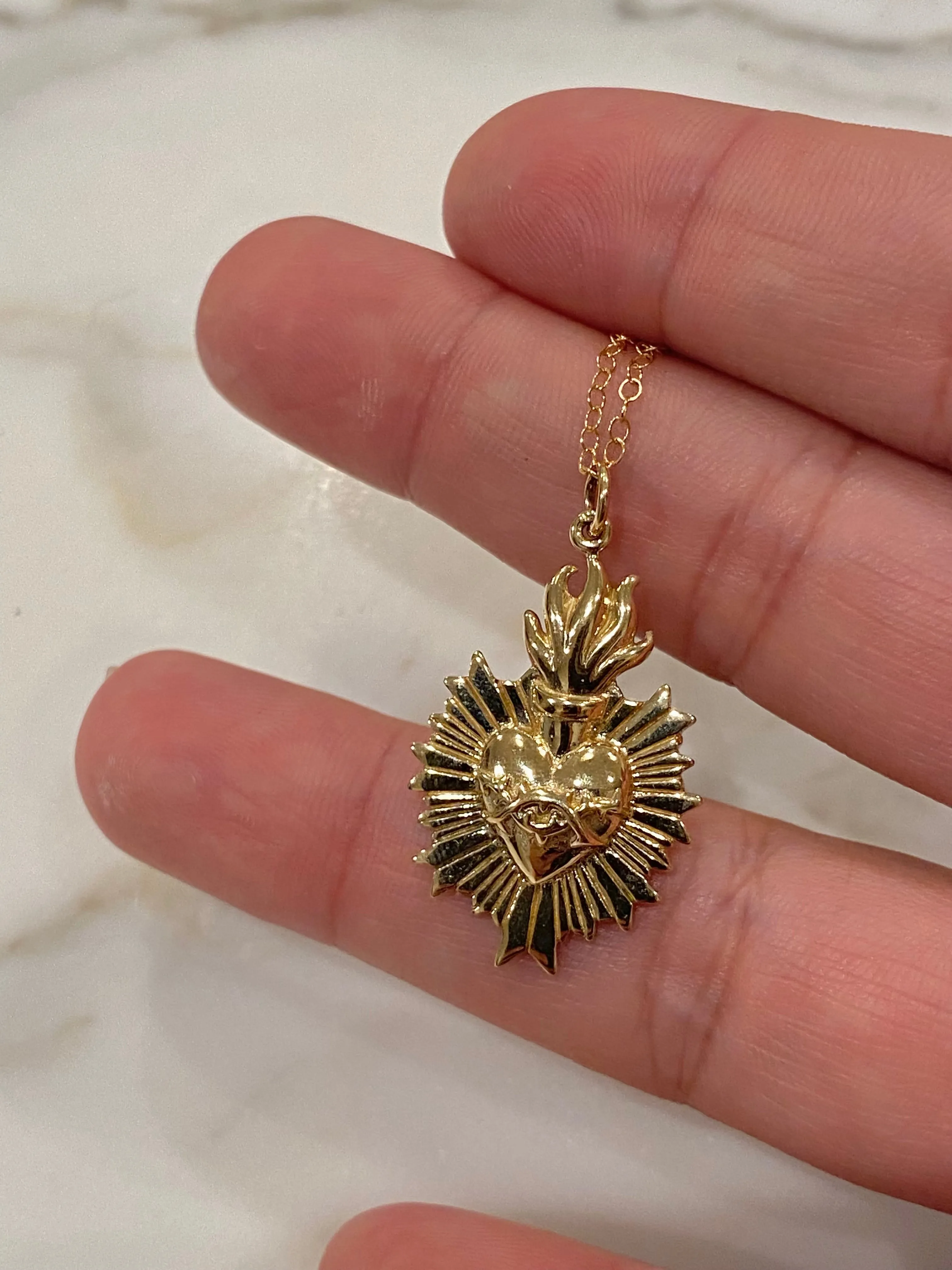 Sacred Heart of Jesus Necklace