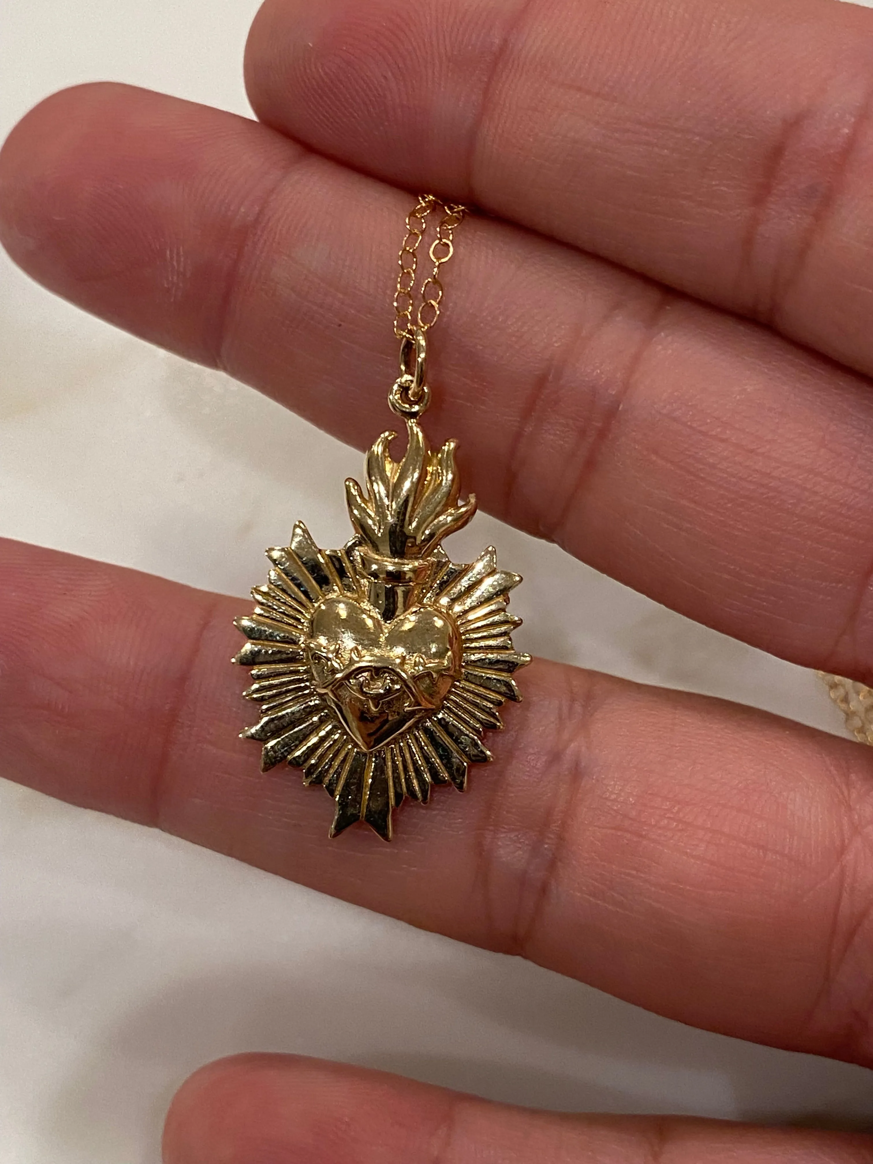 Sacred Heart of Jesus Necklace