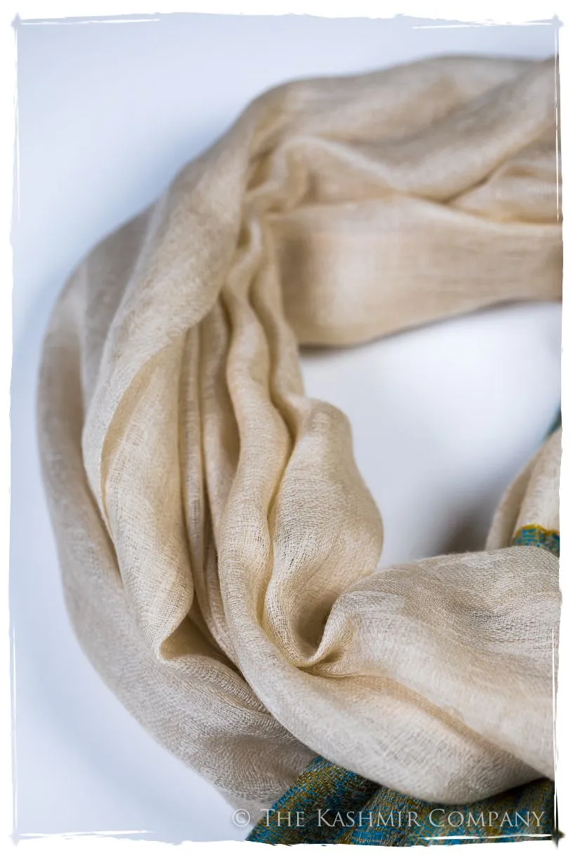 Sakhra Paisley Frontière Pashmina Cashmere Scarf