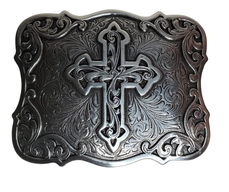 Santa Fe Cross Belt Buckle