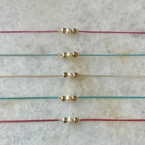 Shimmer Pearl Necklace