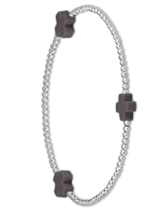 Signature Cross Gold Bracelet by E.Newton