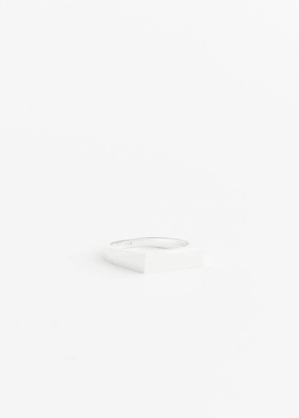 Signet Narrow Rectangle Ring