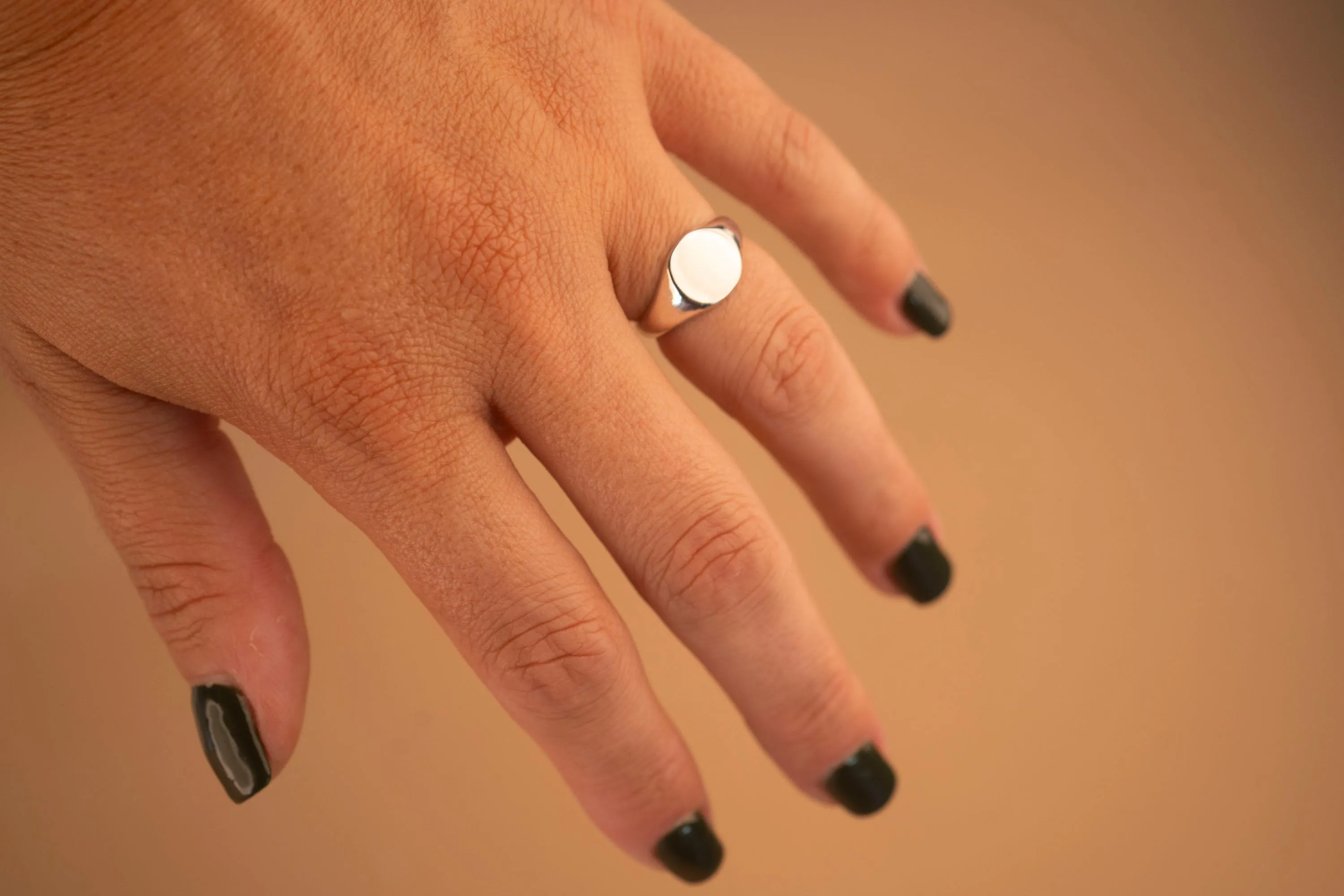 Silver Large Signet Ring