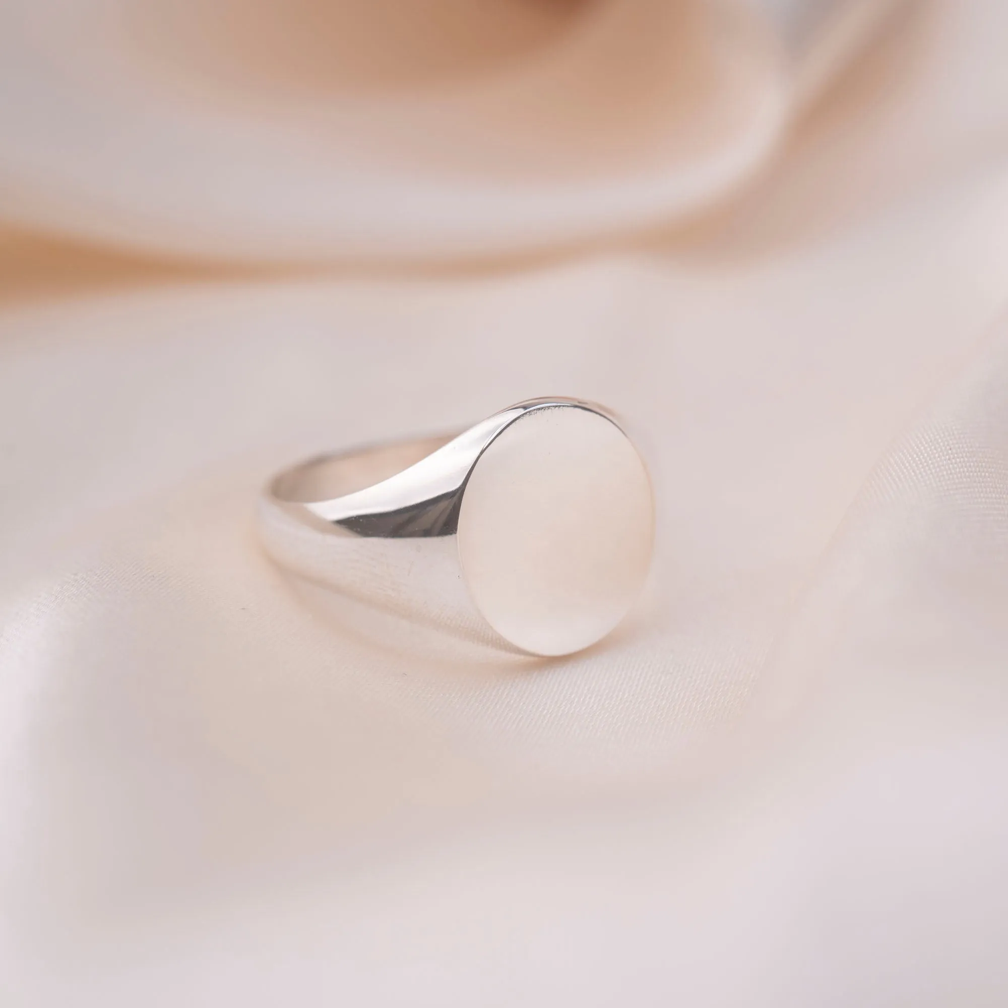 Silver Large Signet Ring