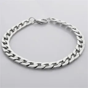 Sleek and Durable Men's Titanium Steel Bracelet