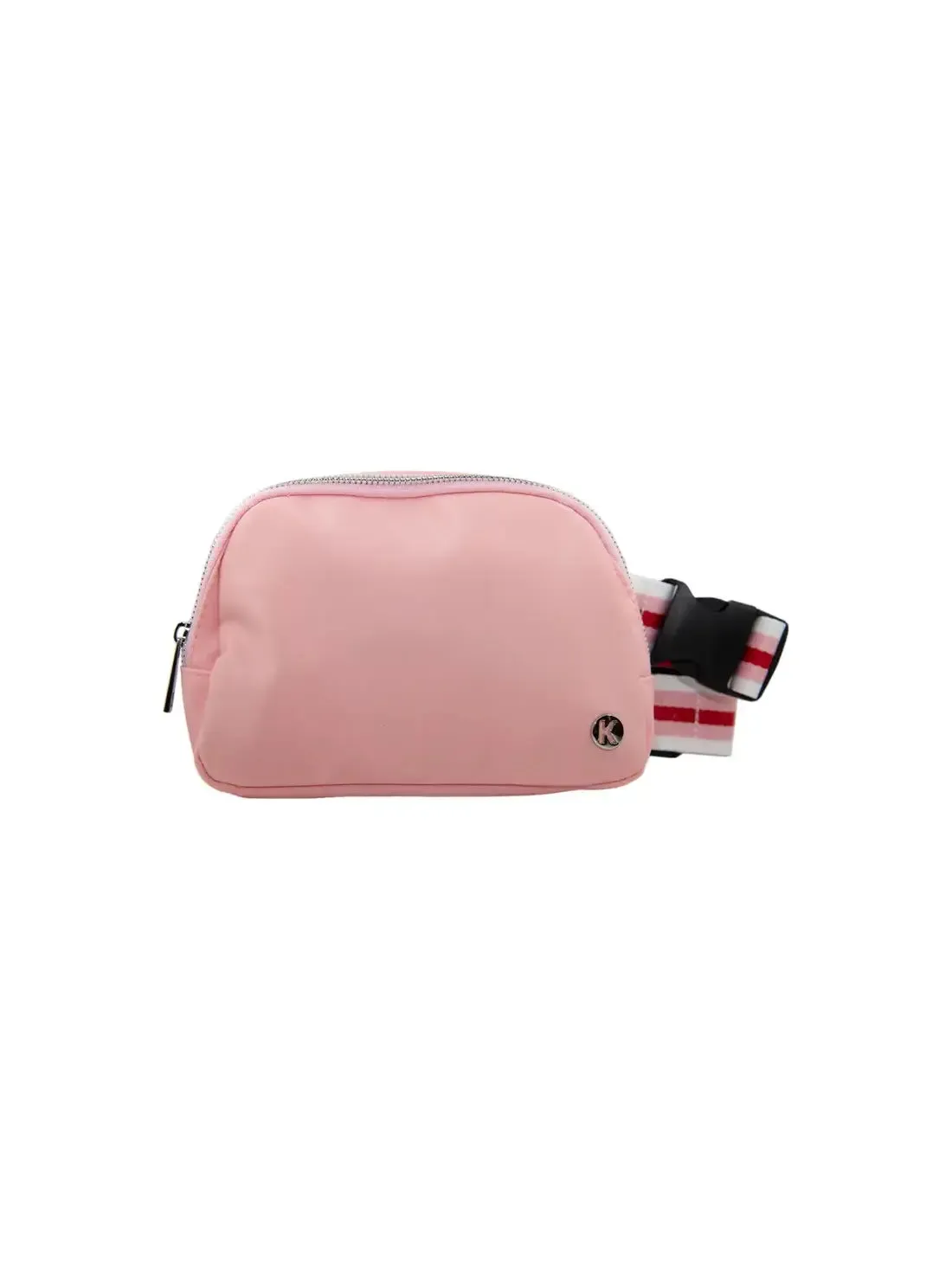 Solid Belt Bag & Striped Strap