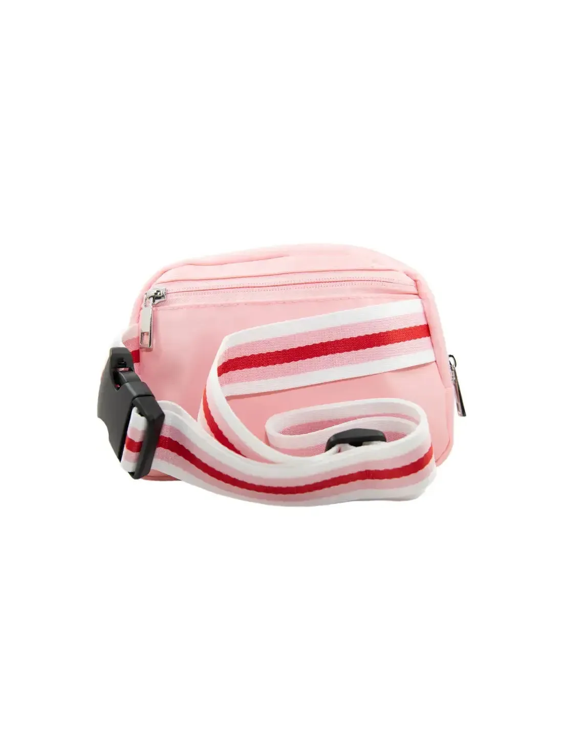 Solid Belt Bag & Striped Strap