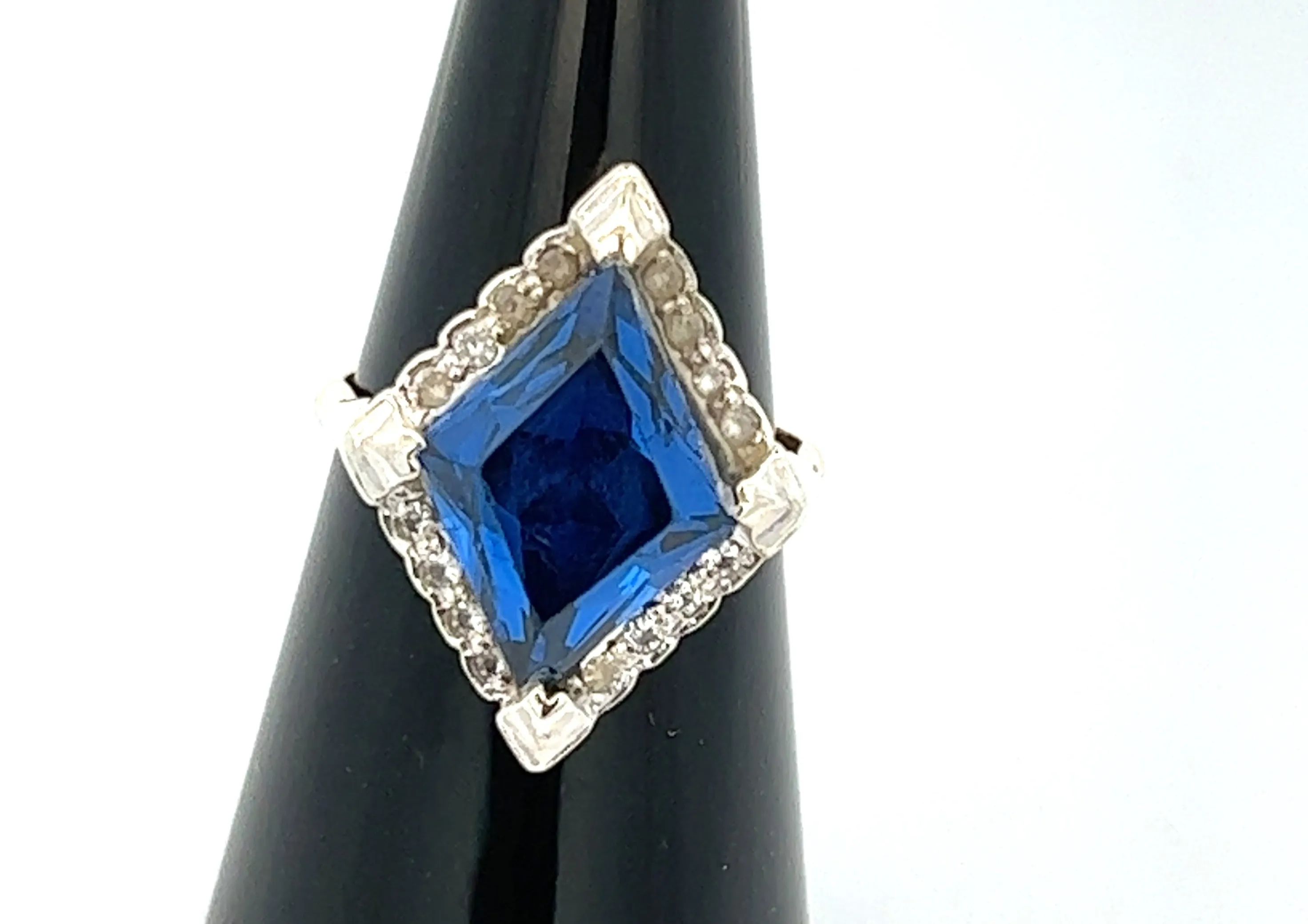 Spinel 9ct Yellow and White Gold Cocktail Ring
