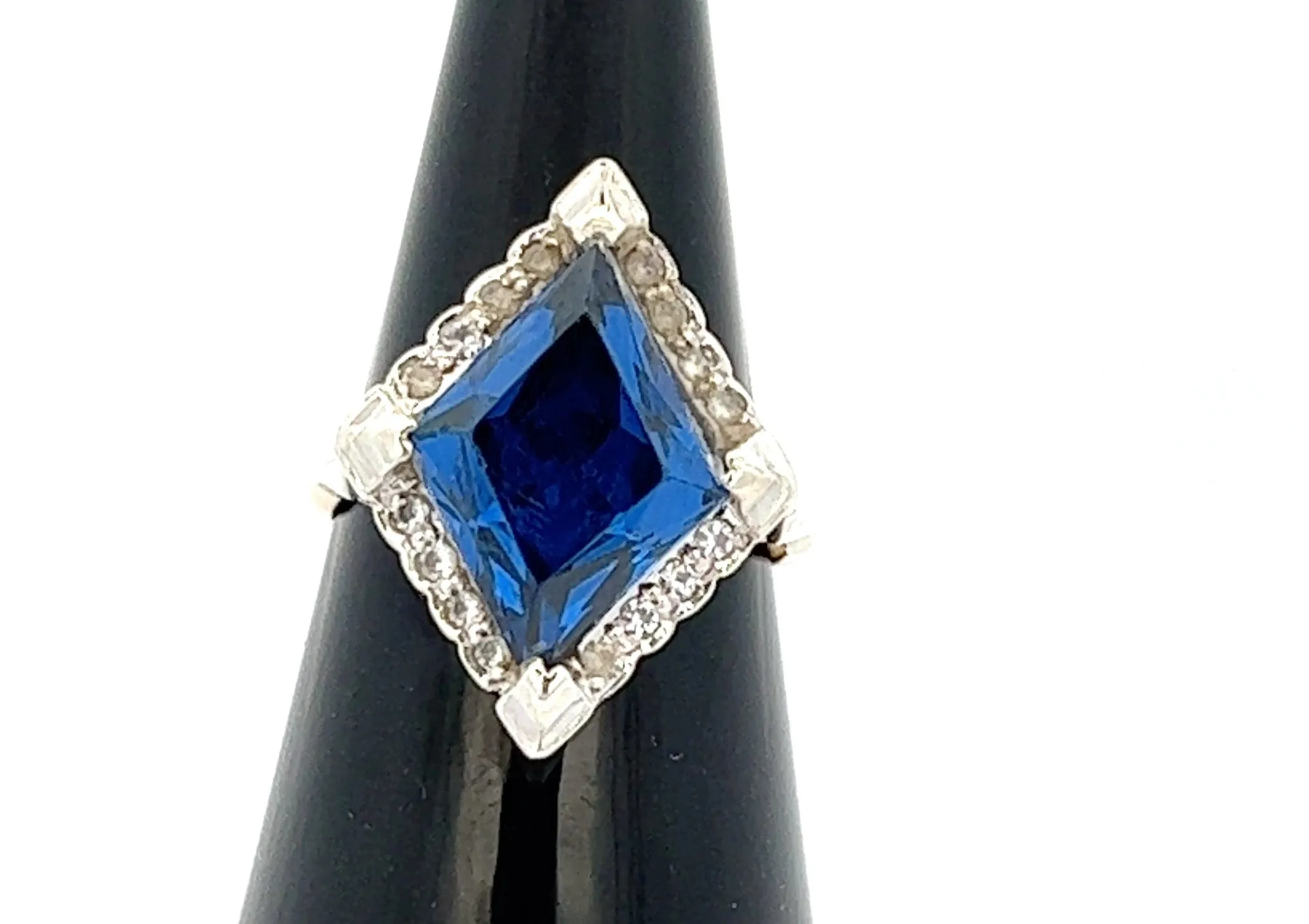 Spinel 9ct Yellow and White Gold Cocktail Ring