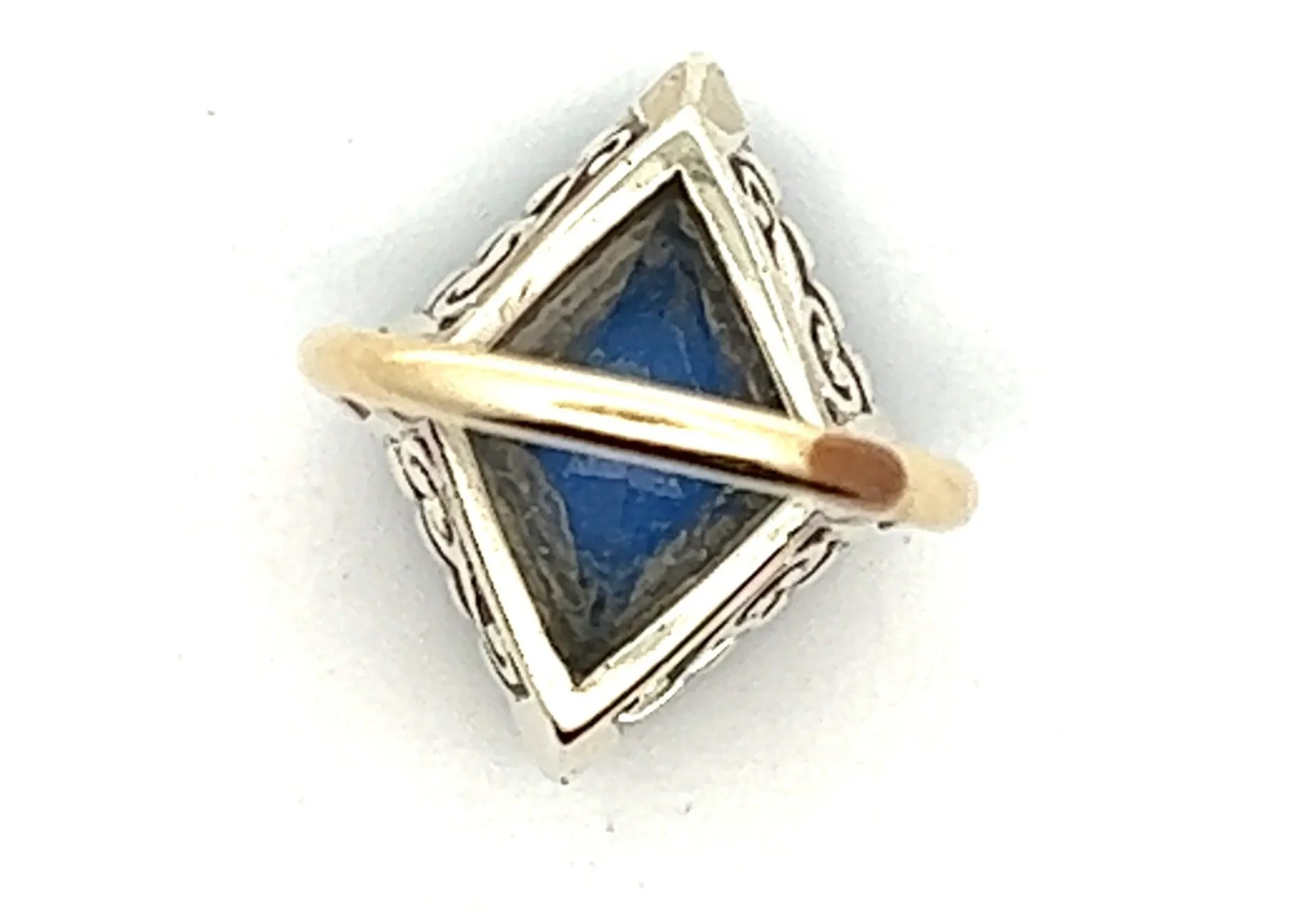 Spinel 9ct Yellow and White Gold Cocktail Ring