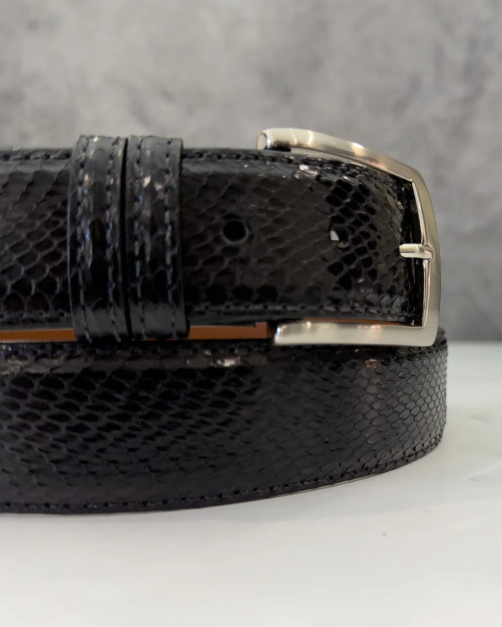 Spitting Cobra Front Cut Belt: Black