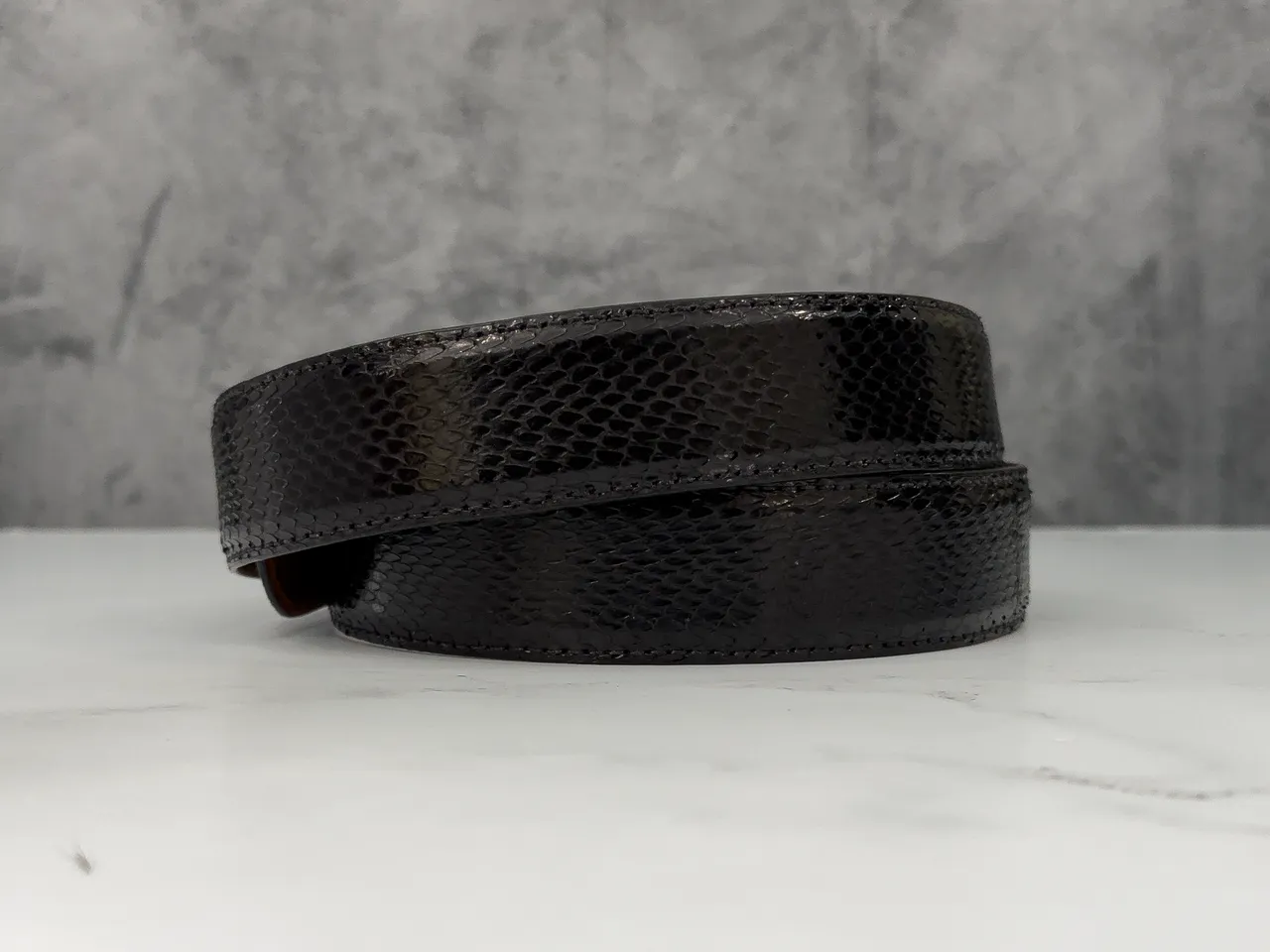 Spitting Cobra Front Cut Belt: Black