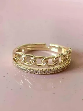 Stardust Cascade Ring