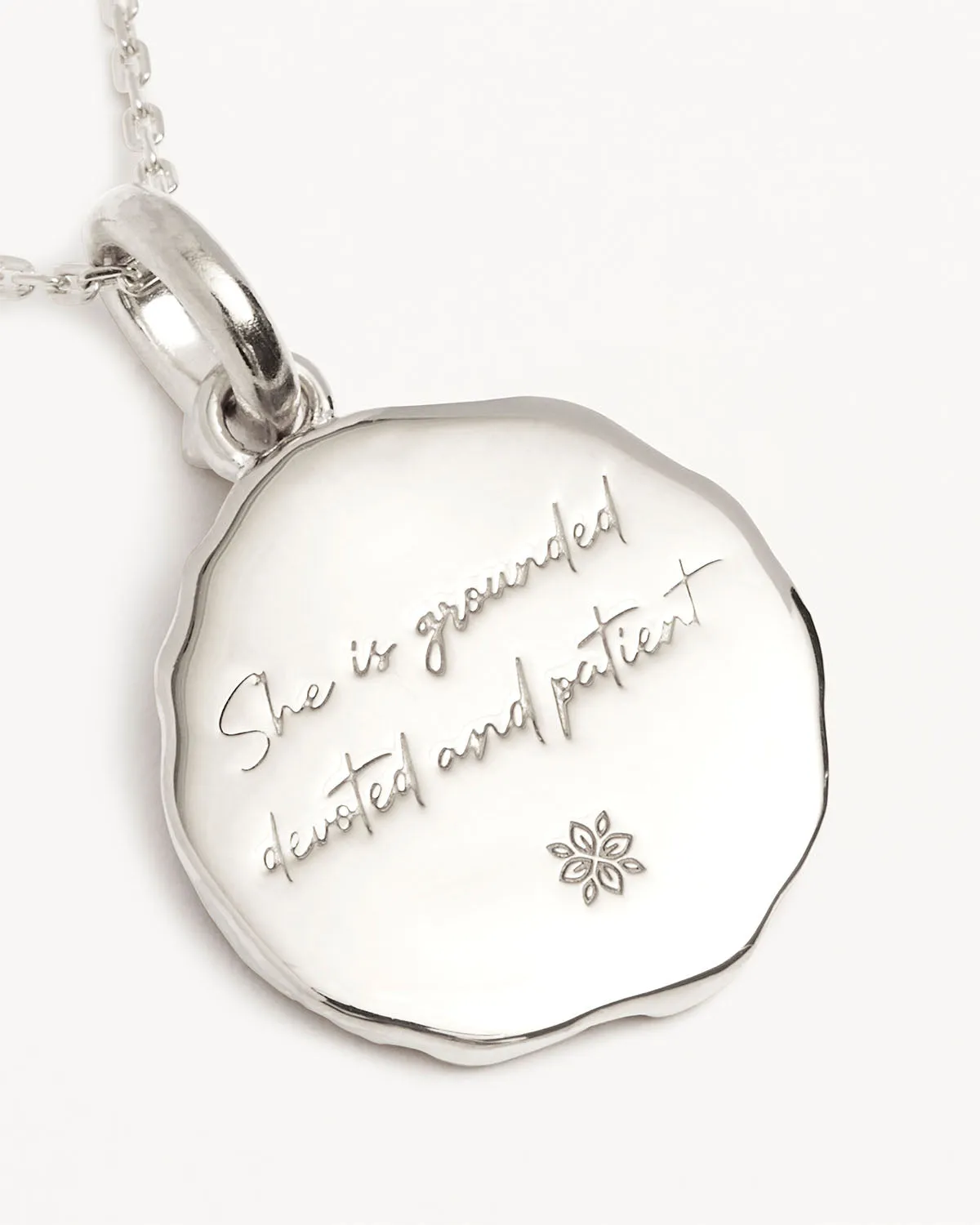 Sterling Silver She is Zodiac Necklace - Taurus