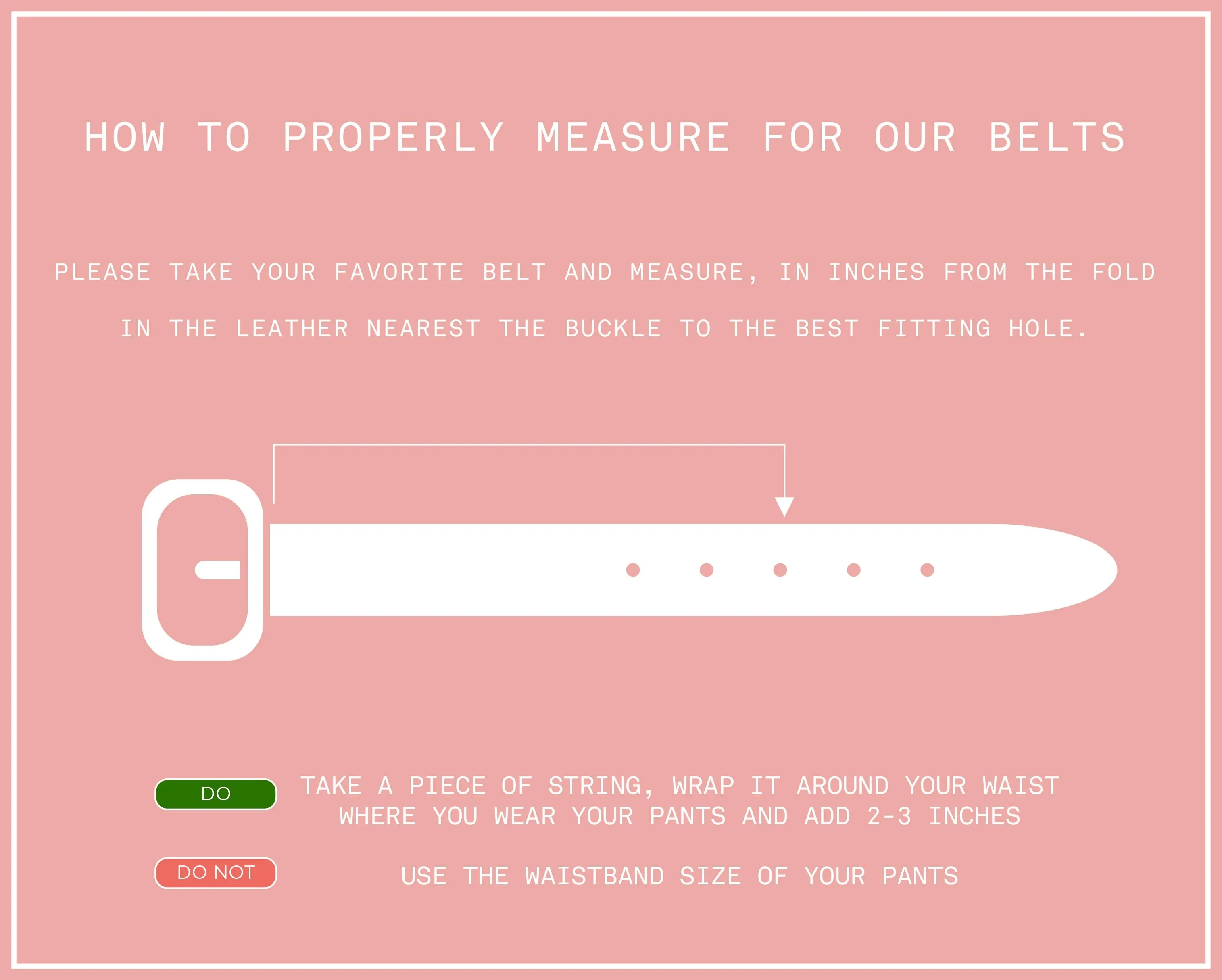 THIN WRAP BELT