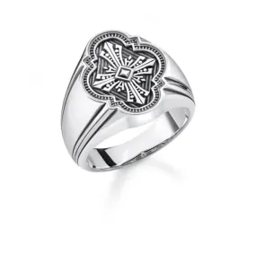 Thomas Sabo Arizona Silver Cross Signet Ring TR2244-637-21