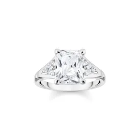 Thomas Sabo Heritage Sterling Silver CZ Cocktail Ring