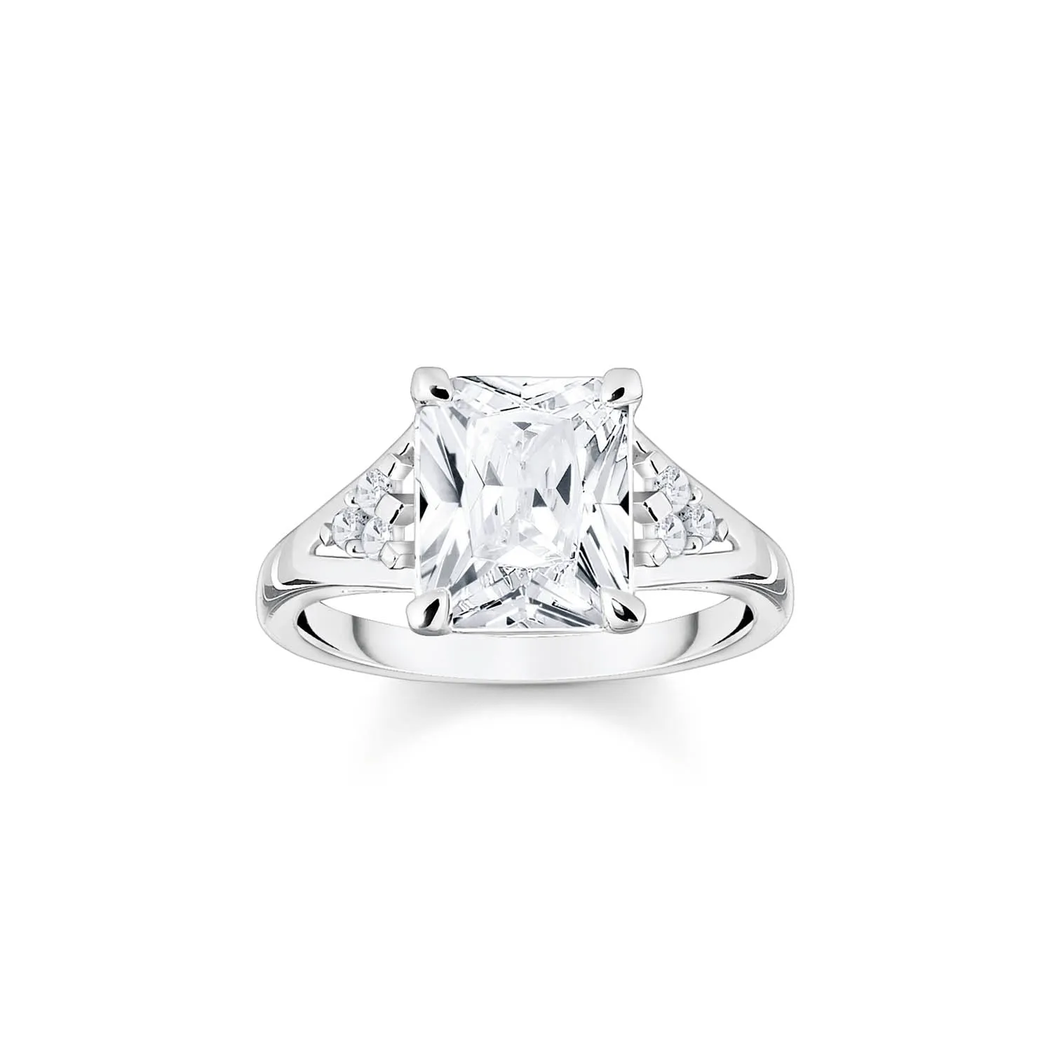 Thomas Sabo Heritage Sterling Silver CZ Cocktail Ring