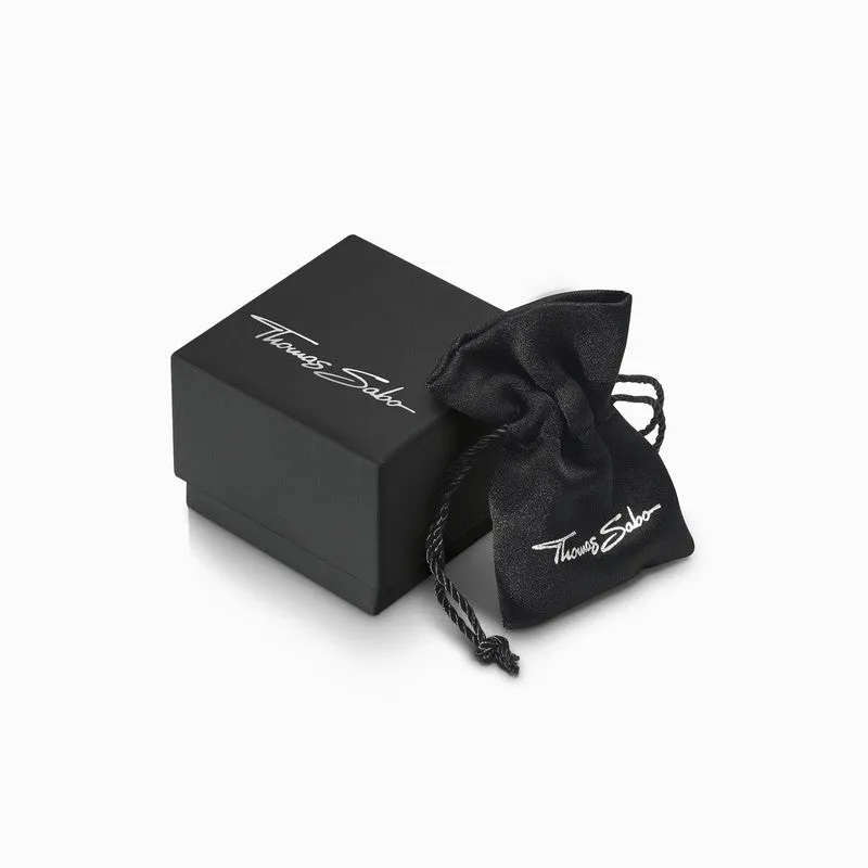 Thomas Sabo Silver Cocktail Ring with Red, Pink and Violet Zirconia