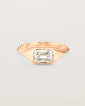 Átlas Emerald Signet | Laboratory Grown Diamond