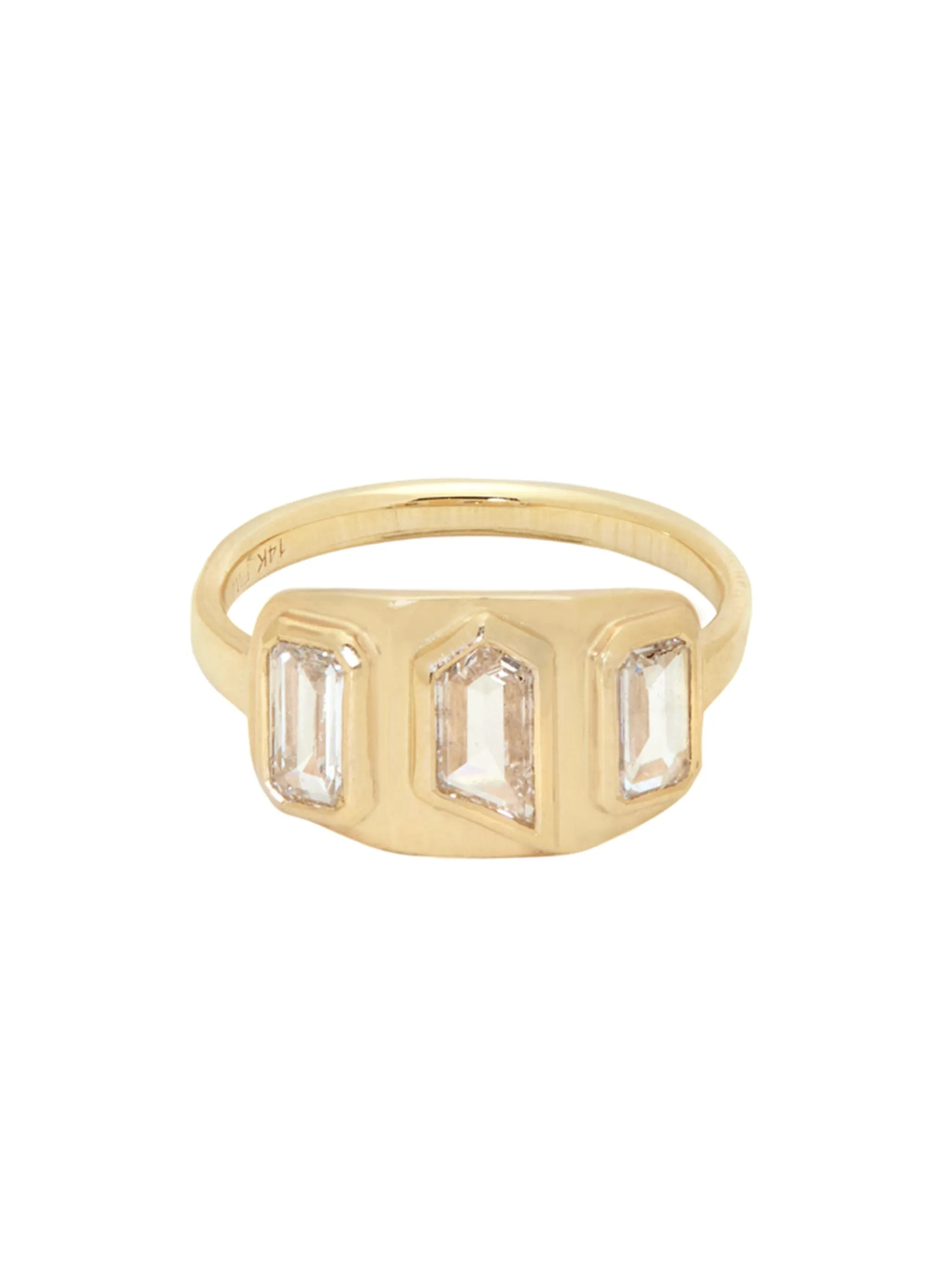 Triptych Diamond Ring