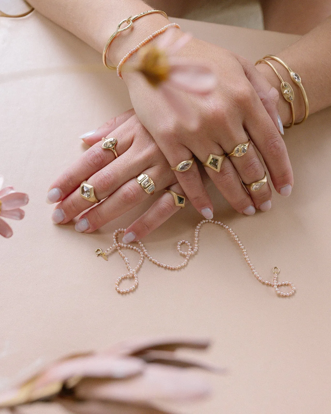 Triptych Diamond Ring