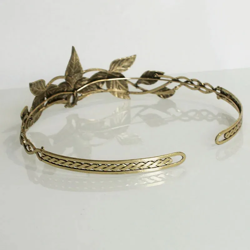 Tsarina Panra's Baroque Bronze Black Crystal Tiara Crown Princess Queen Diadem